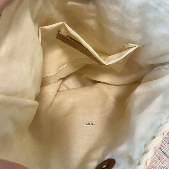 Cocobelle Straw Raffia Fringe Crossbody Handbag Tropical Beach Vacation Boho - Picture 4 of 5